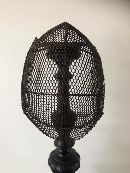 Brocante/vintage Frans schermmasker, Antiek en Kunst, Curiosa en Brocante, Ophalen of Verzenden