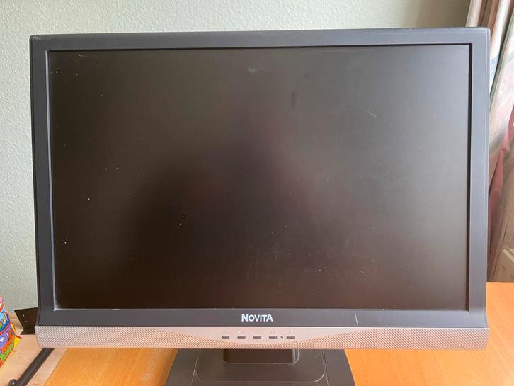 Novita 22 inch monitor - Computer beeldscherm, Computers en Software, Monitoren, Gebruikt, 60 Hz of minder, VGA, LED, Full HD