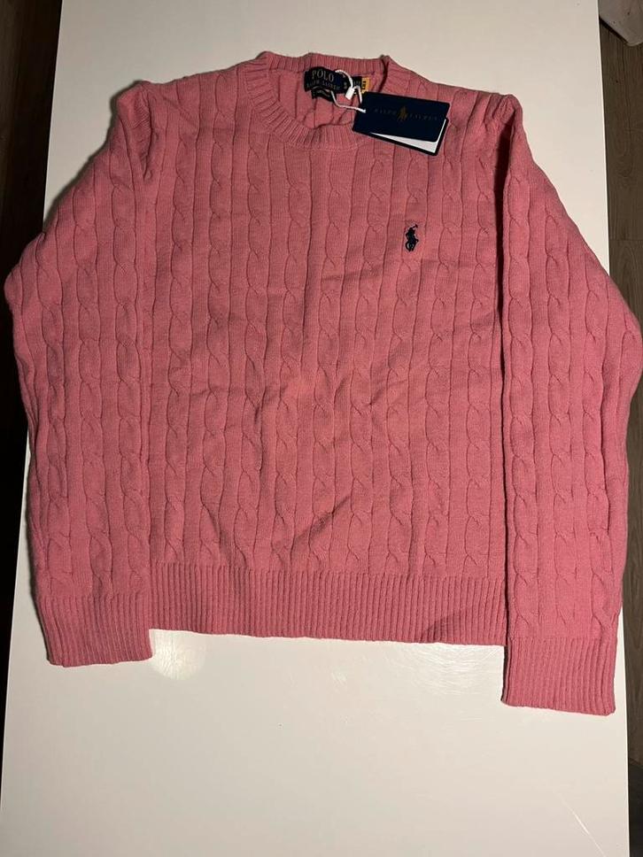 Ralph Lauren pink Knit – Nieuw met Tag (s), Kleding | Heren, Truien en Vesten, Nieuw, Maat 48/50 (M), Roze, Ophalen of Verzenden