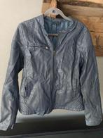 Leren jasje blauw Janina 44 nieuw, Ophalen of Verzenden, Nieuw, Maat 42/44 (L), Blauw