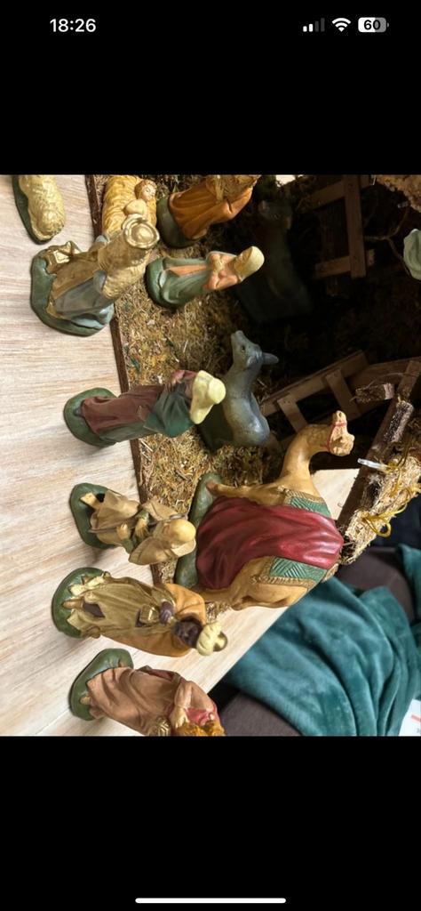 Originele Galilea Parastone Kerststal Figuren in Doos, Antiek en Kunst, Antiek | Religie, Ophalen of Verzenden