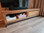 Prachtig tv meubel teakhout, Ophalen, Teakhout, Zo goed als nieuw, Minder dan 100 cm