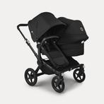 Bugaboo Donkey 5 Duo - Full Black, Kinderwagen, Ophalen of Verzenden, Zo goed als nieuw, Duowagen