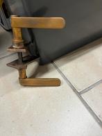 Bronzen deurkrukken, Doe-het-zelf en Verbouw, Hang- en Sluitwerk, Ophalen of Verzenden, Gebruikt, Klink of Kruk