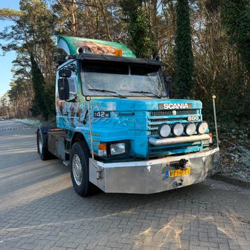 Scania 142H met neus – 1986 – Wegenbelastingvrij beschikbaar voor biedingen