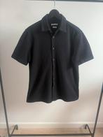 Zara summer shirt s/s katoen black maat L, Zwart, Ophalen of Verzenden, Zo goed als nieuw, Halswijdte 41/42 (L)