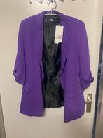 ZARA Purple Blazer, Kostuum of Pak, Zara, Paars, Nieuw
