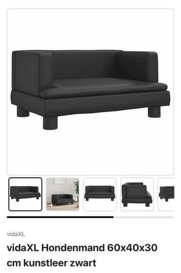 Honden mand bank beschikbaar voor biedingen