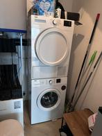DUO: Wasmachine + Droger, Ophalen, Zo goed als nieuw, Minder dan 85 cm