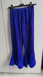 Paarse fluwelen hippie broek, Kleding | Dames, Ophalen of Verzenden, Zo goed als nieuw, Maat 42/44 (L), Carnaval