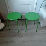 Twee Nieuwe krukje van Ikea H 45 cm D 35 cm, Ophalen of Verzenden, Nieuw, Hout