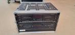 19 inch rack met cd-speler en cassette deck, Audio, Tv en Foto, Stereo-sets, Verzenden, Gebruikt, Cd-speler