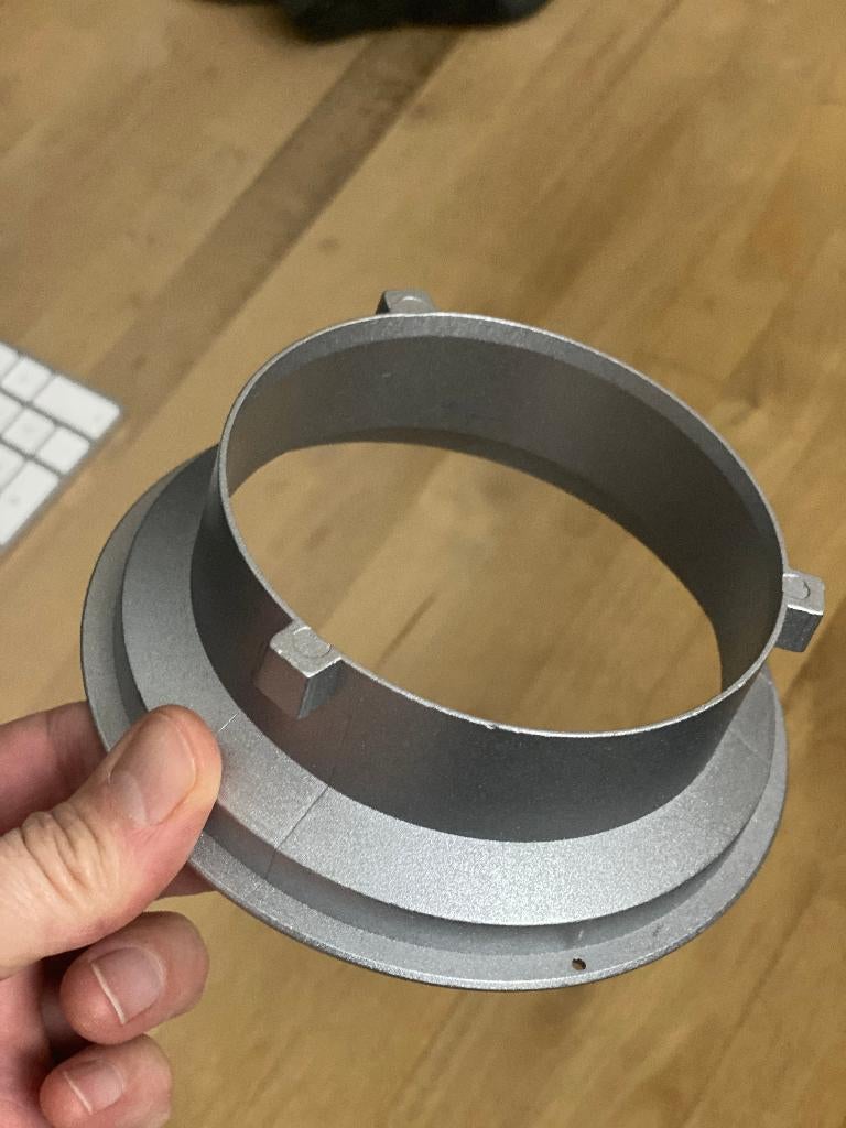 2 Bowens Mount Softbox Speed Ring Adapters, Ophalen of Verzenden, Nieuw, Lamp of Flitsset