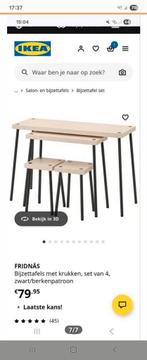 Ikea Tafel met krukken (bartafel), Ophalen of Verzenden, Nieuw, 25 tot 50 cm, Rechthoekig