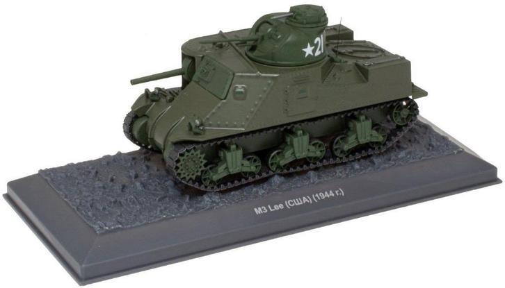 M3 Lee Tank 91st Seperate Tank Regiment Karelia Rode Leger, Hobby en Vrije tijd, Modelbouw | Auto's en Voertuigen, Nieuw, Tank