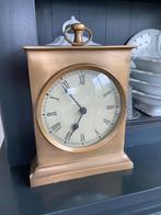 Mooie replica van antieke tafelklok klok zwaar messing, Ophalen of Verzenden