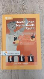 Studieboek Hoofdlijnen Nederlands recht, Boeken, Studieboeken en Cursussen, Prof.Mr.C.J. Loonstra, Beta, Ophalen of Verzenden