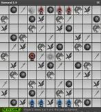 Samurai bordspel (gratis, mac apple/linux/windows PC), Hobby en Vrije tijd, Gezelschapsspellen | Bordspellen, Een of twee spelers