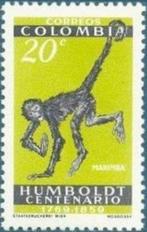 COLOMBIA 3 - Dieren: zoogdieren (slingeraap), Ophalen of Verzenden, Dier of Natuur, Postfris