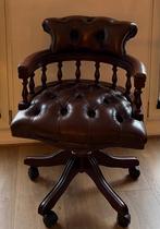 Chesterfield bureau stoel Captains, Antiek en Kunst, Antiek | Meubels | Stoelen en Banken, Ophalen