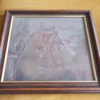 Willem Wagenaar. Gouache uit 1939. De blinde vrouw., Ophalen of Verzenden