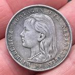 Gulden 1892 - Koningin Wilhelmina, Postzegels en Munten, 1 gulden, Verzenden, Zilver, Koningin Wilhelmina