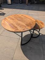 Mangohout salontafeltje, Huis en Inrichting, Tafels | Salontafels, Ophalen, 50 tot 100 cm, Rond, 50 tot 100 cm