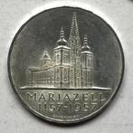 Zilveren 25 Schilling herdenkingsmunt uit Oostenrijk - 1957, Ophalen of Verzenden, Oostenrijk, Losse munt, Zilver