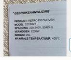 Elektrische pizzaoven, Ophalen, Nieuw