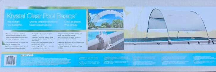 Intex Krystal Clear Pool Basics Canopy/Overkapping (NIEUW), Tuin en Terras, Zwembad-toebehoren, Nieuw, Overige typen, Ophalen of Verzenden