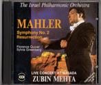 Mahler symphony nr 2. - Zubin Mehta, Cd's en Dvd's, Cd's | Klassiek, Ophalen of Verzenden, Gebruikt