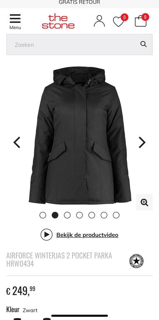Airforce 2 Pocket Parka, Kleding | Dames, Jassen | Winter, Zo goed als nieuw, Ophalen