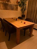 Teakhouten eettafel 200 x 100, Huis en Inrichting, Tafels | Eettafels, Ophalen, Gebruikt, 100 tot 150 cm, Teakhout