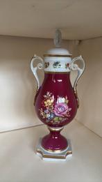 Vintage portugese porseleinen pot op voet portugal, Ophalen of Verzenden