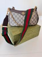 Gucci Ophidia GG Supreme Shoulder Bag, Ophalen of Verzenden, Gebruikt, Bruin, Schoudertasje