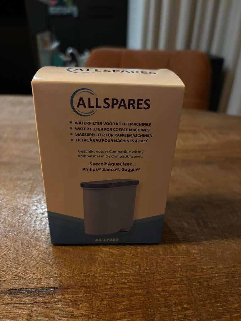 Waterfilter voor Saeco, Philips, Gaggia koffiemachines, Ophalen of Verzenden, Nieuw