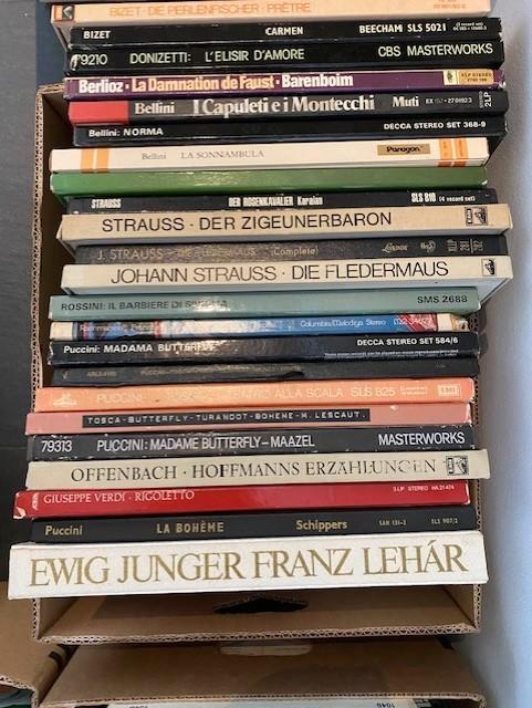 zeer grote partij Opera LP's / collectors boxen, Cd's en Dvd's, Vinyl | Klassiek, Zo goed als nieuw, Classicisme, Opera of Operette