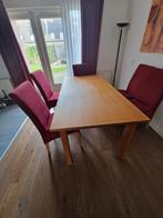 Eiken eettafel, Huis en Inrichting, Complete eetkamers, 4 tot 6 stoelen, Zo goed als nieuw, Ophalen