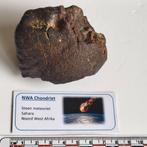 NWA Chondriet steen meteoriet 300 gram 7*6cm, Ophalen of Verzenden