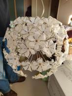 RETRO BLOEMENLAMP, Huis en Inrichting, Lampen | Hanglampen, Ophalen of Verzenden, Gebruikt, Metaal, 50 tot 75 cm