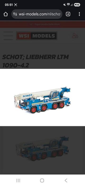 Ltm 1090 wsi kleuren van schot  beschikbaar voor biedingen