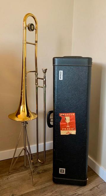 King 3B Concert Trombone – USA 1976 & flightcase beschikbaar voor biedingen