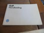 Instructieboek VW Golf, Golf GTi 16V, Syncro, Golf diesel 88, Ophalen of Verzenden