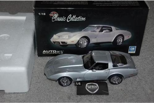 SALE 1:18 CHEVROLET CORVETTE 25TH ANNIV Autoart 71121 WRH, Hobby en Vrije tijd, Modelauto's | 1:18, Zo goed als nieuw, Auto, Autoart