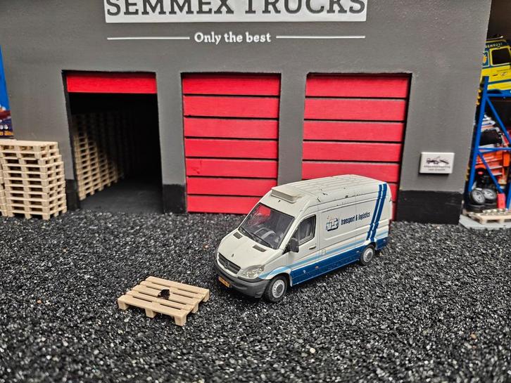 Wsi Mercedes sprinter vts Boxmeer b keus., Hobby en Vrije tijd, Modelauto's | 1:50, Gebruikt, Bus of Vrachtwagen, Wsi, Ophalen