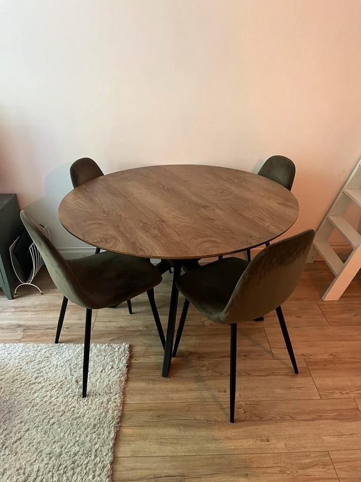 Vier eetkamer stoelen te koop, Huis en Inrichting, Stoelen, Zo goed als nieuw, Vier, Ophalen