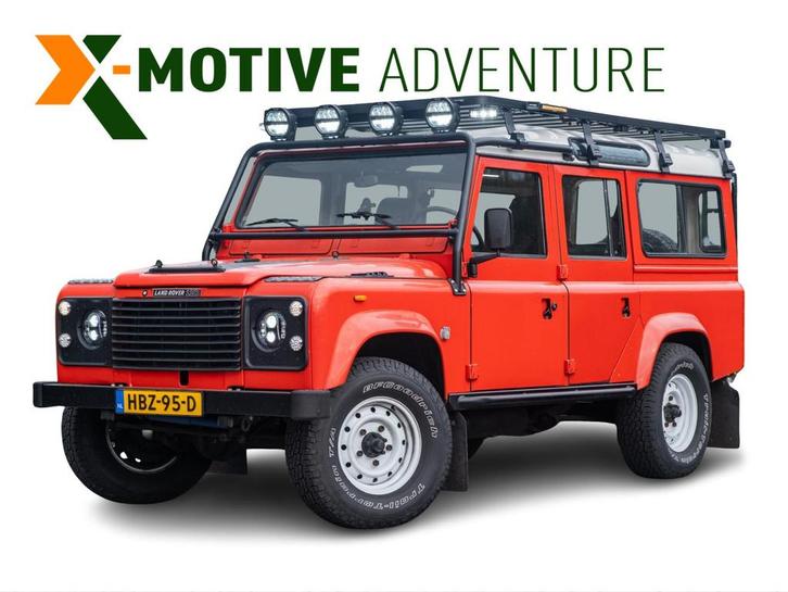 Land Rover Defender 110 3.5 V8 Stationwagon. | Uniek, aantoo, Auto's, Land Rover, Bedrijf, Te koop, 4x4, Defender, Benzine, SUV of Terreinwagen