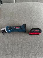Bosch GWS 18v 125 met nieuwe ProCore accu, Ophalen of Verzenden, Zo goed als nieuw, Minder dan 700 watt, Haakse handslijpmachine