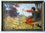 Groot schilderij Louis Albert Roessingh 1929, Antiek en Kunst, Ophalen of Verzenden