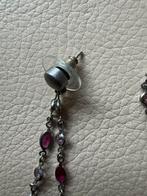 18K Gouden Oorbellen met Robijn - Handgemaakt & Uniek!, Hangers, Ophalen of Verzenden, Zo goed als nieuw, Met edelsteen